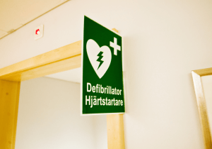 defib sign