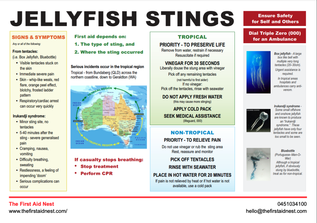 jellyfish stings