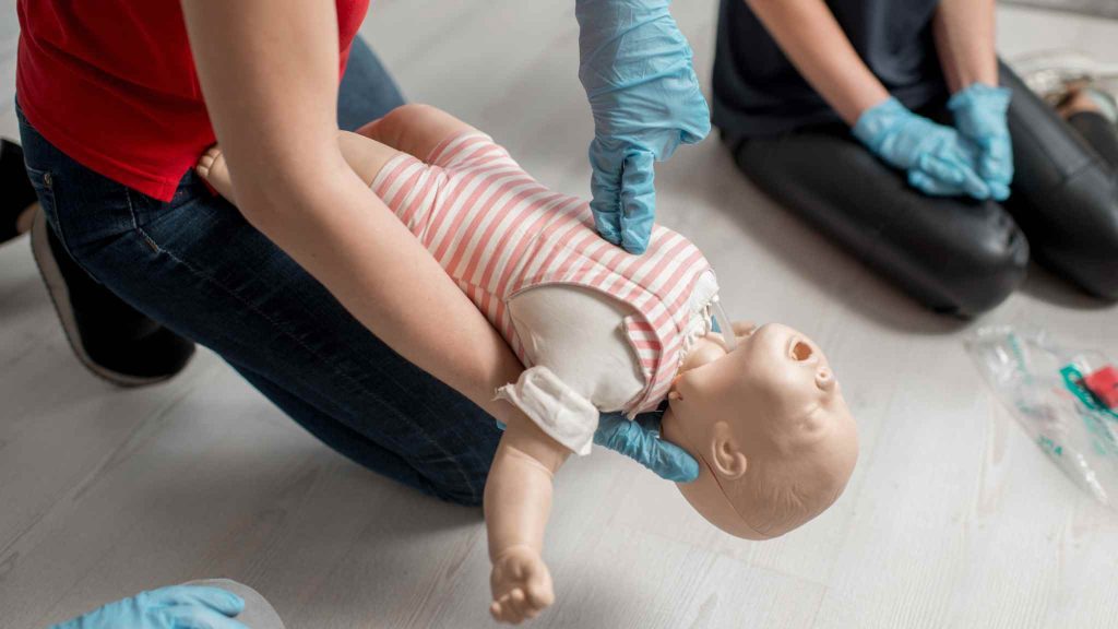 baby choking first aid