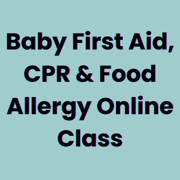 online baby first aid and allergy food introduction